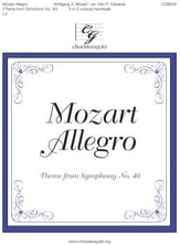 Mozart Allegro Handbell sheet music cover